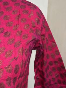 Stylish Pink Short Kurti