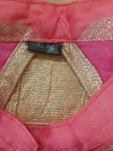 2 Silk And Zari  Kurti V Pretty Colour