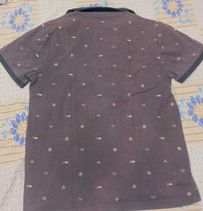 Patterned Polo TShirt