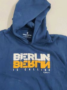 Red tape Sweat Shirt With Hodie