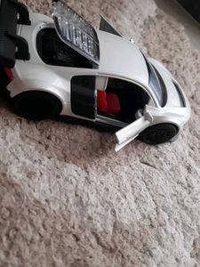 White Sports Car Model