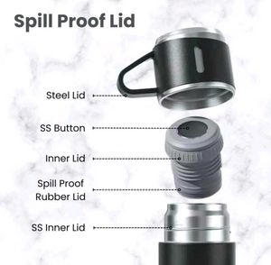 Vacuum Flask Set with Cups