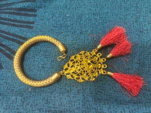 Golden Bracelet with Tassels