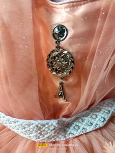 Peach Colour Frock Baby Girls