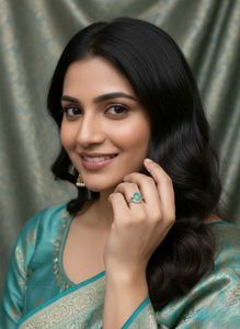 Elegant Green Stone Ring