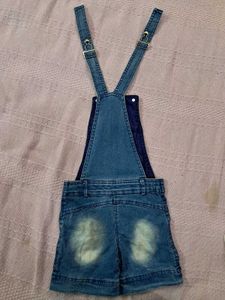 4 Pairs Kids Clothes Bundle: Dress, Overalls Etc