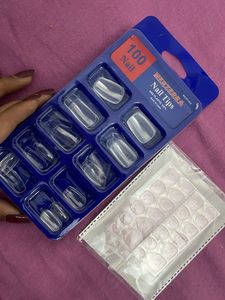 Fake Nails With Glue Stickers