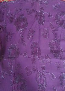 Vintage Purple Floral Blouse
