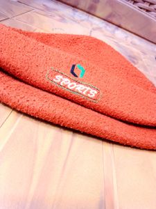 Vintage Orange Sports Beanie