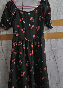 Cute Cherry Print dress