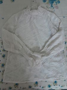 Dimraj AD white Net Shirt