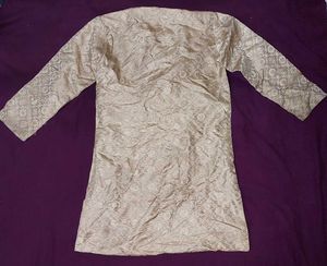 Vintage Embroidered Kurta - Mirror Work &amp; Floral P