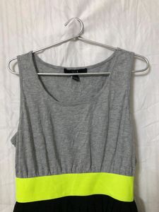 Black &amp; Grey Mini Dress