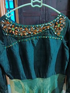 Party Wear sleeveless Anarkali, Kurta Set Or Gown