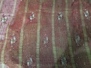 Silk Saree green brown and golden ❤make offer ✨