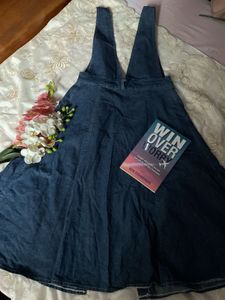 Denim Dungaree Dress