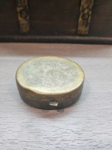 Vintage Brass Pill Box