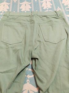Green Casual Pants