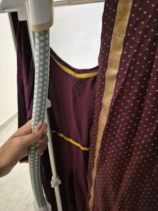 Elegant Burgundy Salwar Suit