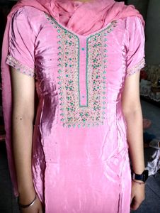 Pink Patiyala Salwar Suit With Dupatta