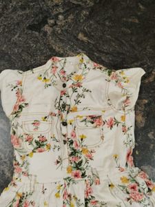 Floral Frock For Girls Of Age 10 To 12