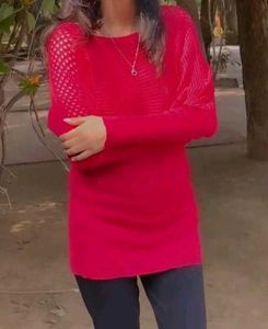 Christmas 🎄 Red Design Long Sweater