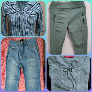 2 Jeans With Tops