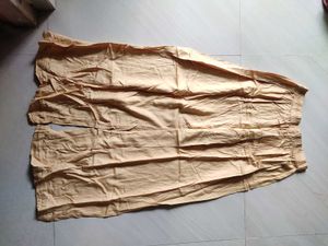 Beige Wide Leg Linen Palazzo