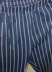 ZEYO Women&#39;s Red&amp;Navy Blue Cotton Night Suit