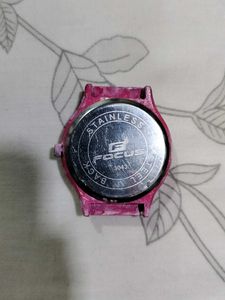 Pink Floral Focus Watch