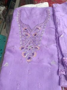 Lilac Embellished Salwar Kameez