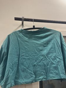 Teal Graphic Print T-Shirt