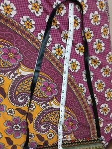 Multicolored Printed Black Faux Leather Sling Bag