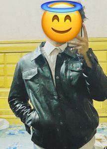 Super Dry Leather Jacket Men