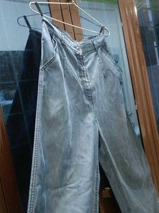 New Wide Leg Denim Pants