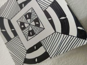 Abstract Black & White Art