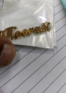 Customised Ur  Name On Locket With Chain