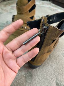 Zara - Tan Suede Boots