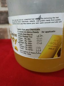 Choice Lady Gold Wax Half Used