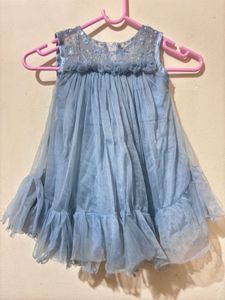 Blue Tulle Dress