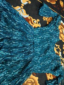 Elegant Teal Lace top