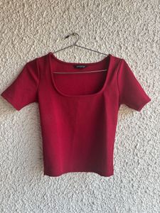 Cute Maroon Top