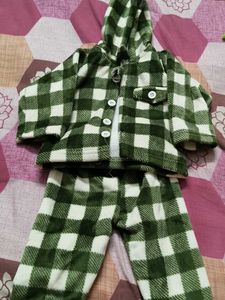 Cute Checkered Baby Outfit new only used once