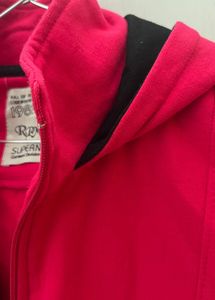 pink hoodie almost new