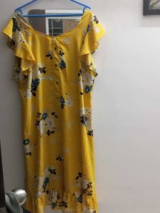 Floral Yellow Dress