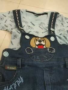 Puppy Denim Outfit