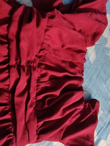 Mini Flared Bow Dress