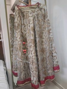 Heavy Embroidered Lehenga Skirt