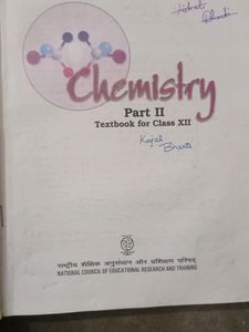 Ncert Book Class 12  Chemistry (Part1 &amp;2)