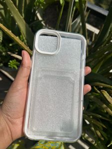 white transparent iphone 14 plus cover